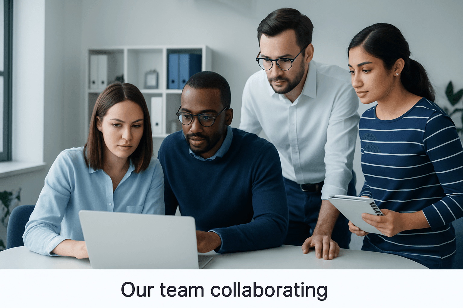 Our team collaborating