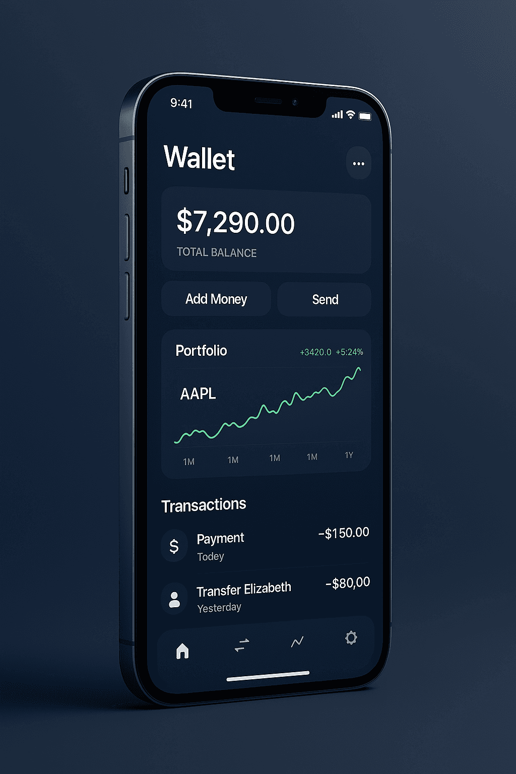 Financial App Interface